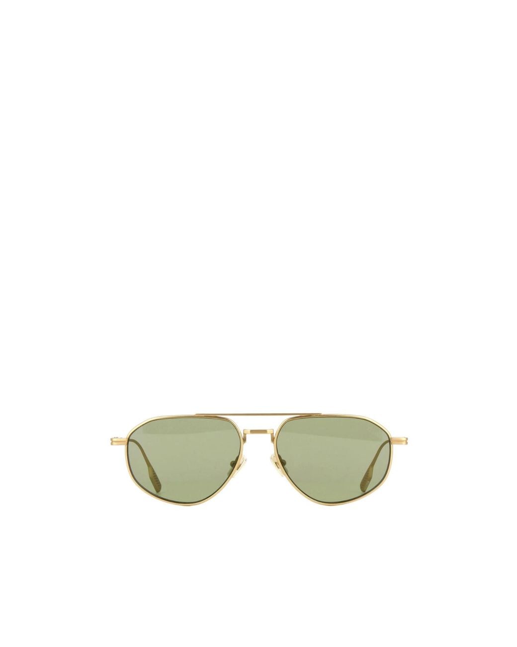 Zegna Green Aviator Frame Sunglasses for men