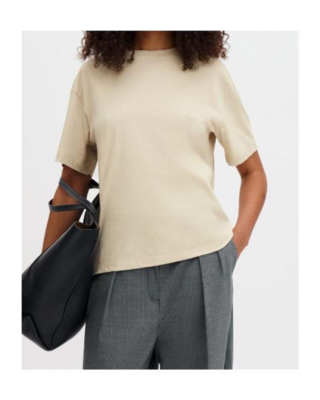 Filippa K Natural Loose Fit T-Shirt