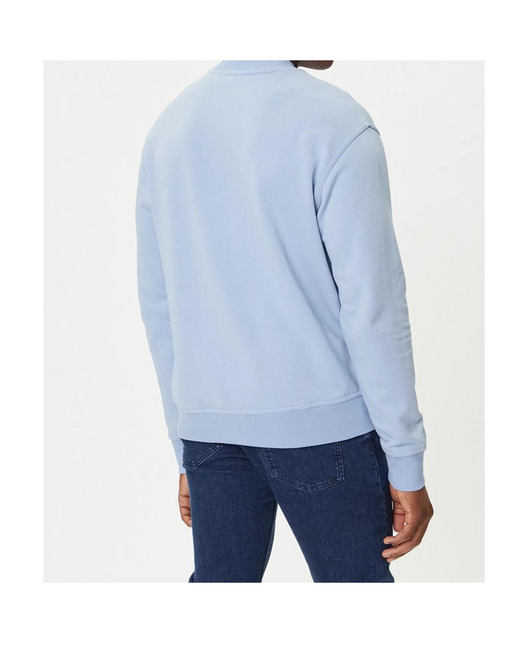 Boss Blue Boss Logo Detailed Regular-Fit Sweatshirt for men