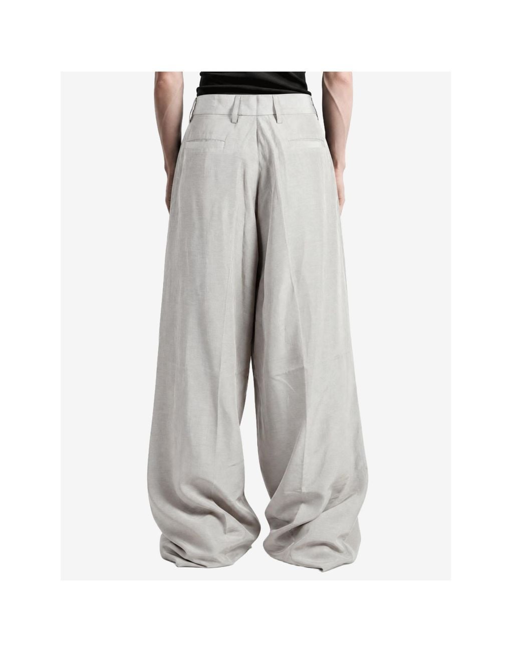 ERL Gray Casual Trousers With Belt Loops for men