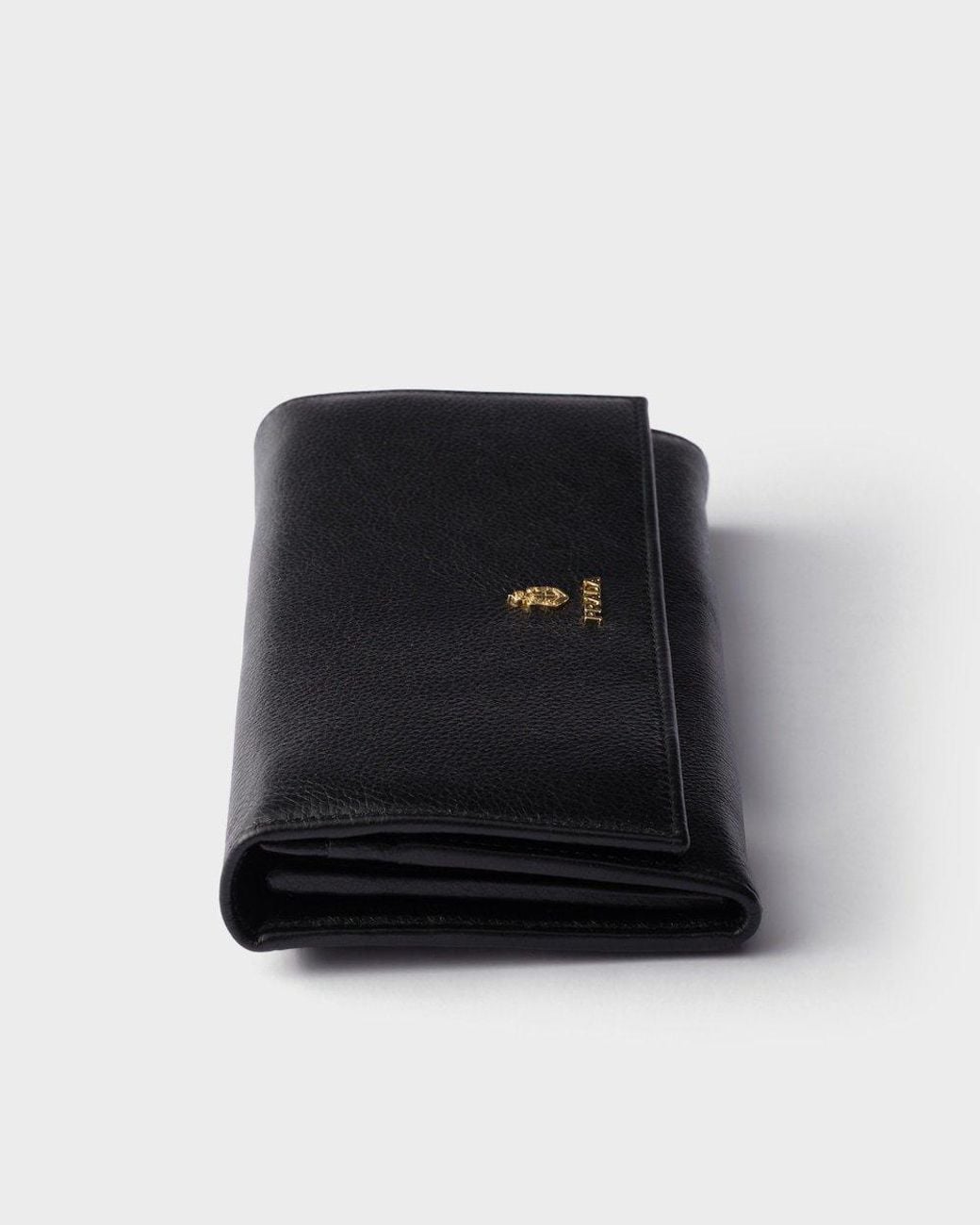 Prada Black Large Leather Wallet