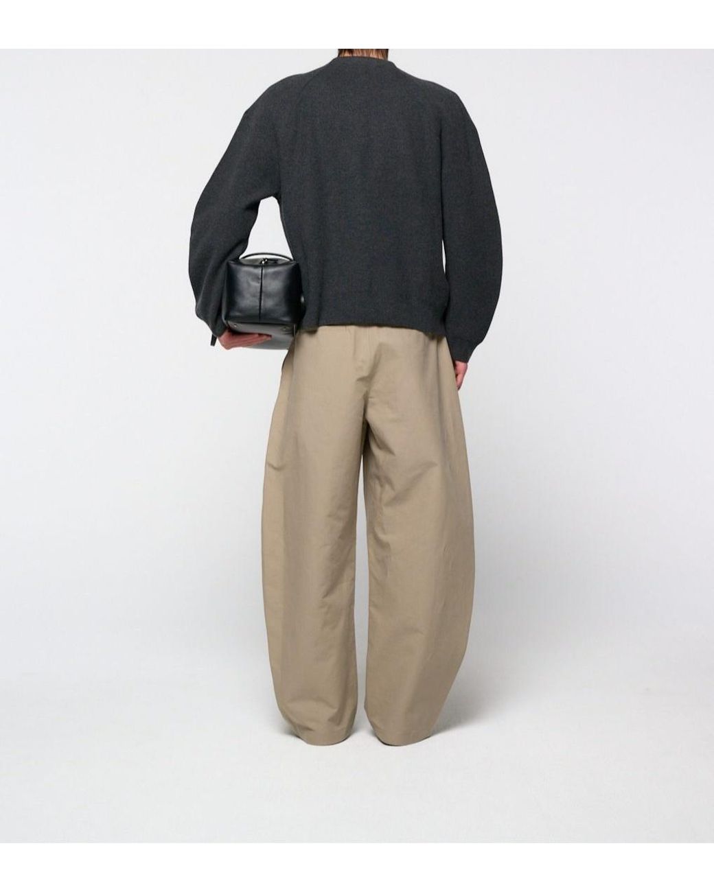 Amomento Gray Rounded Sleeve Cardigan for men