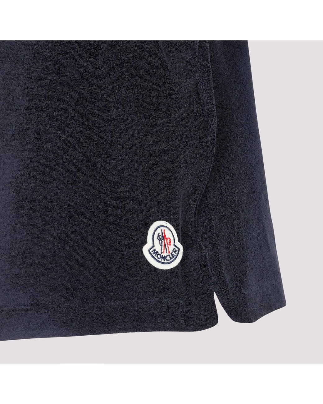 Moncler Blue Terrycloth Shorts