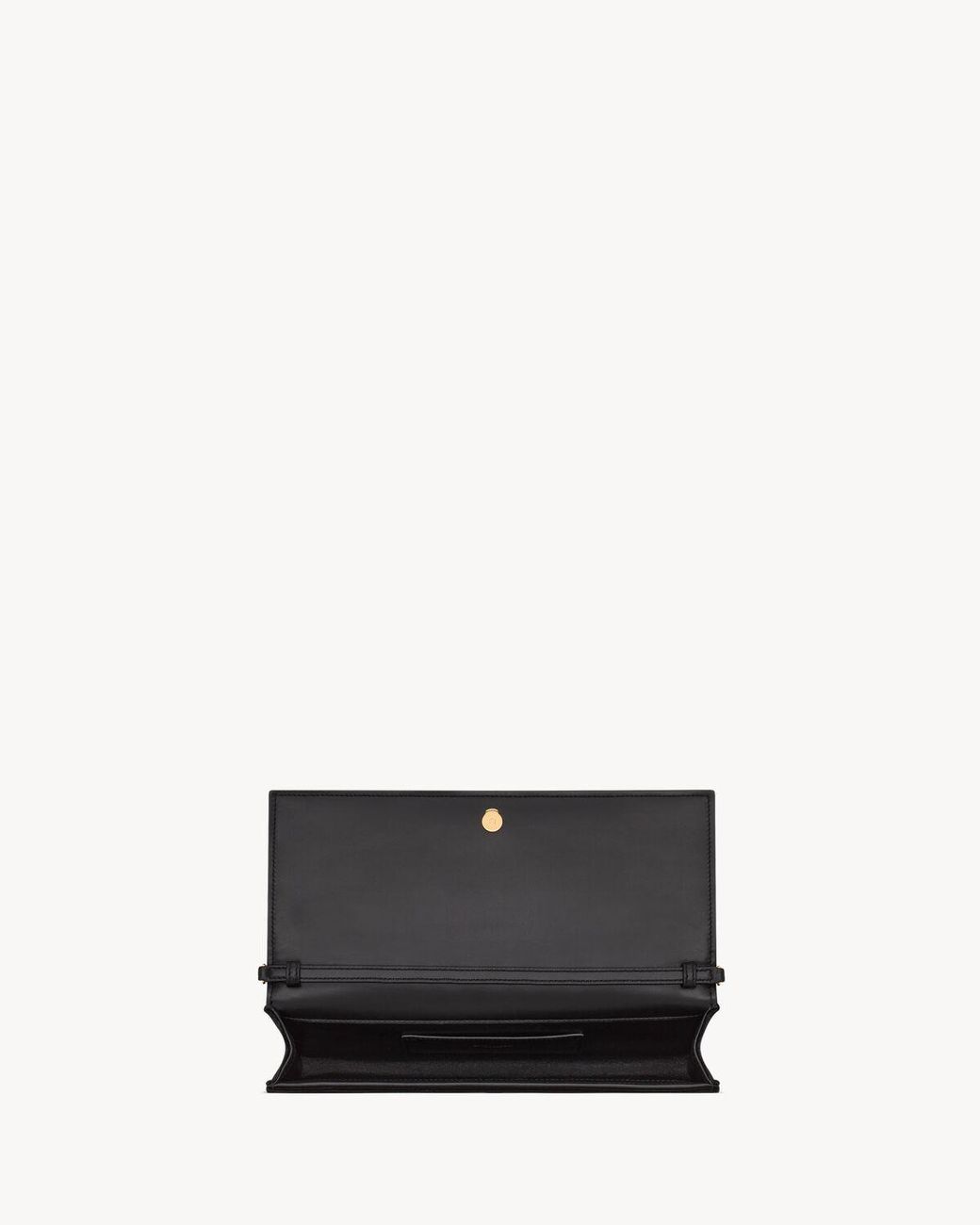 Saint Laurent Black Kate Velvet Clutch Bag
