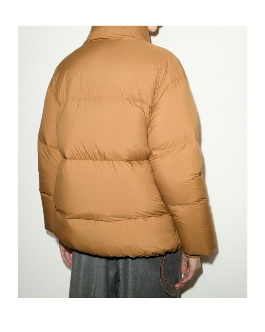 MAX&Co. Natural Oversized Padded Bomber Jacket