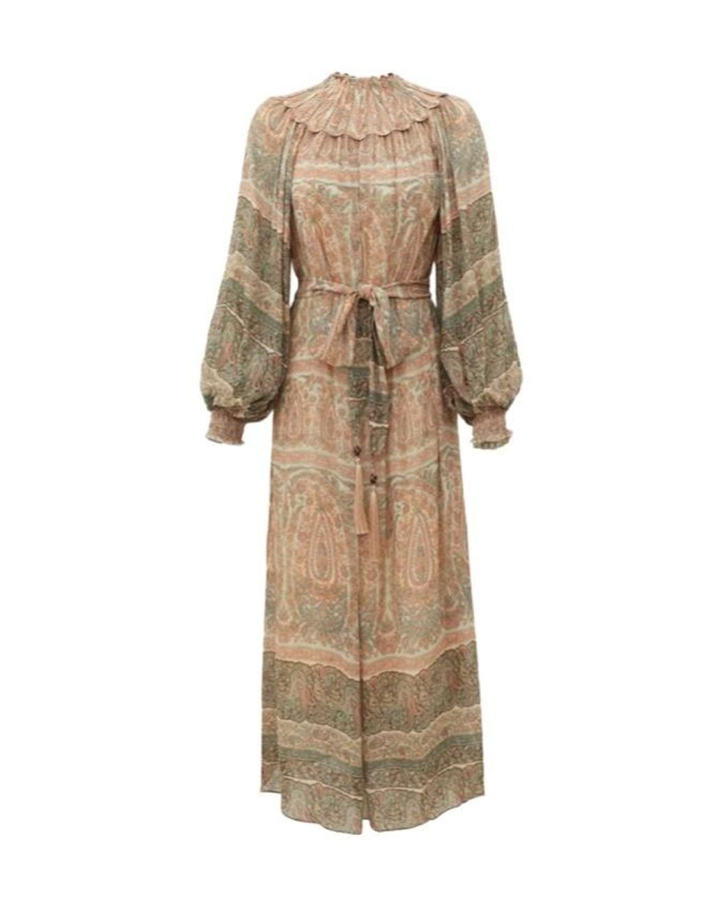 Zimmermann Natural Momentum Rouleau Billow Gown