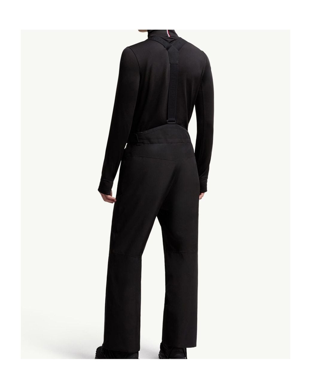 Moncler Black Insulated Gore-Tex Ski Bibshorts for men
