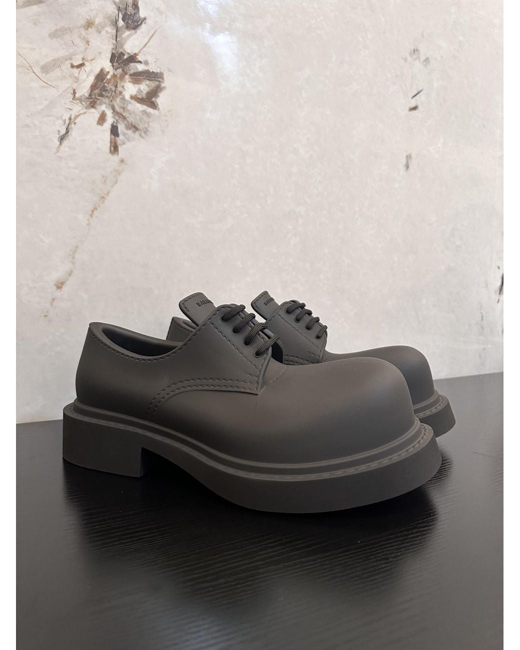 Balenciaga Steroid Derby Shoes in Black for Men | Lyst