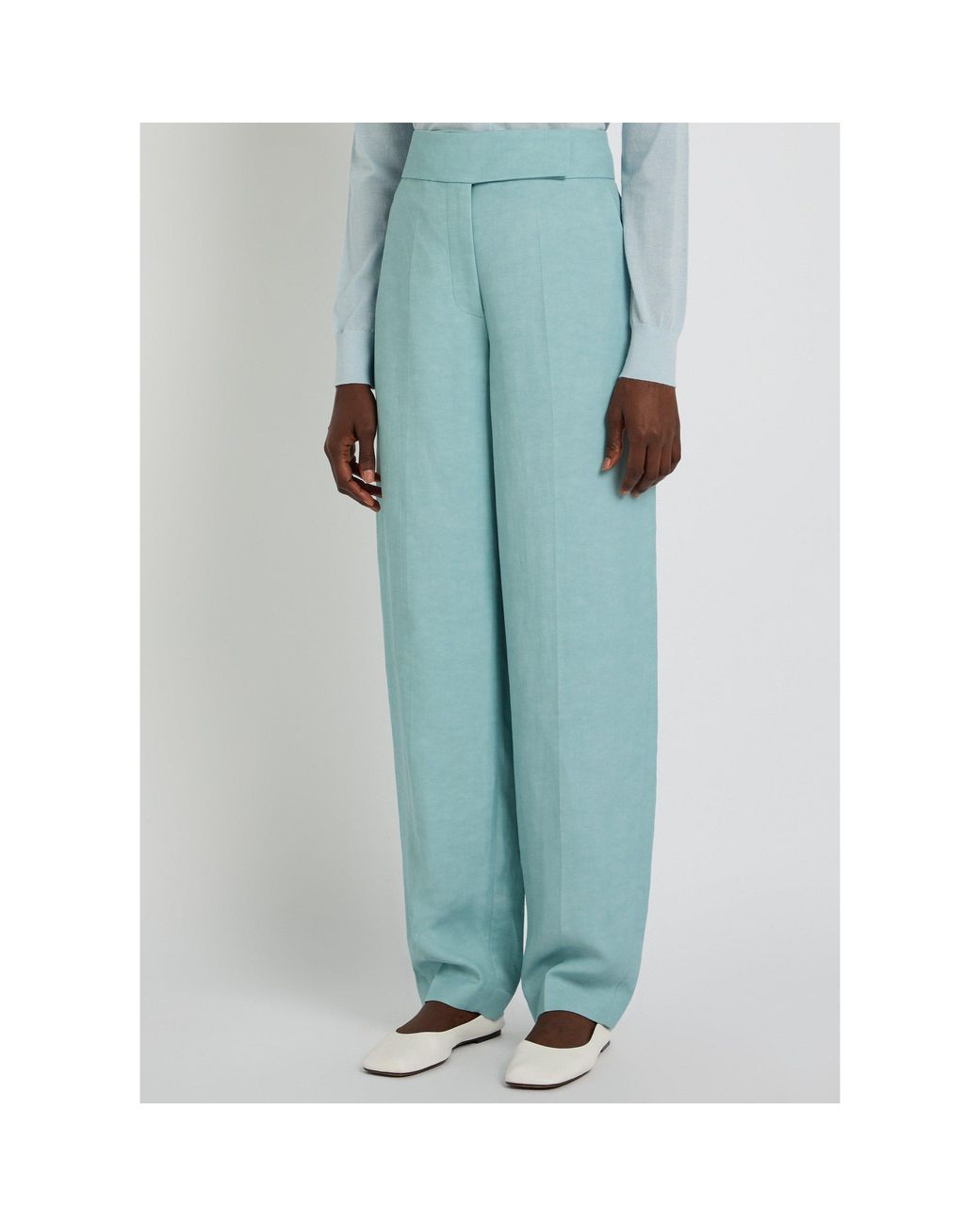 Joseph Blue Tapered Leg Casual Pants