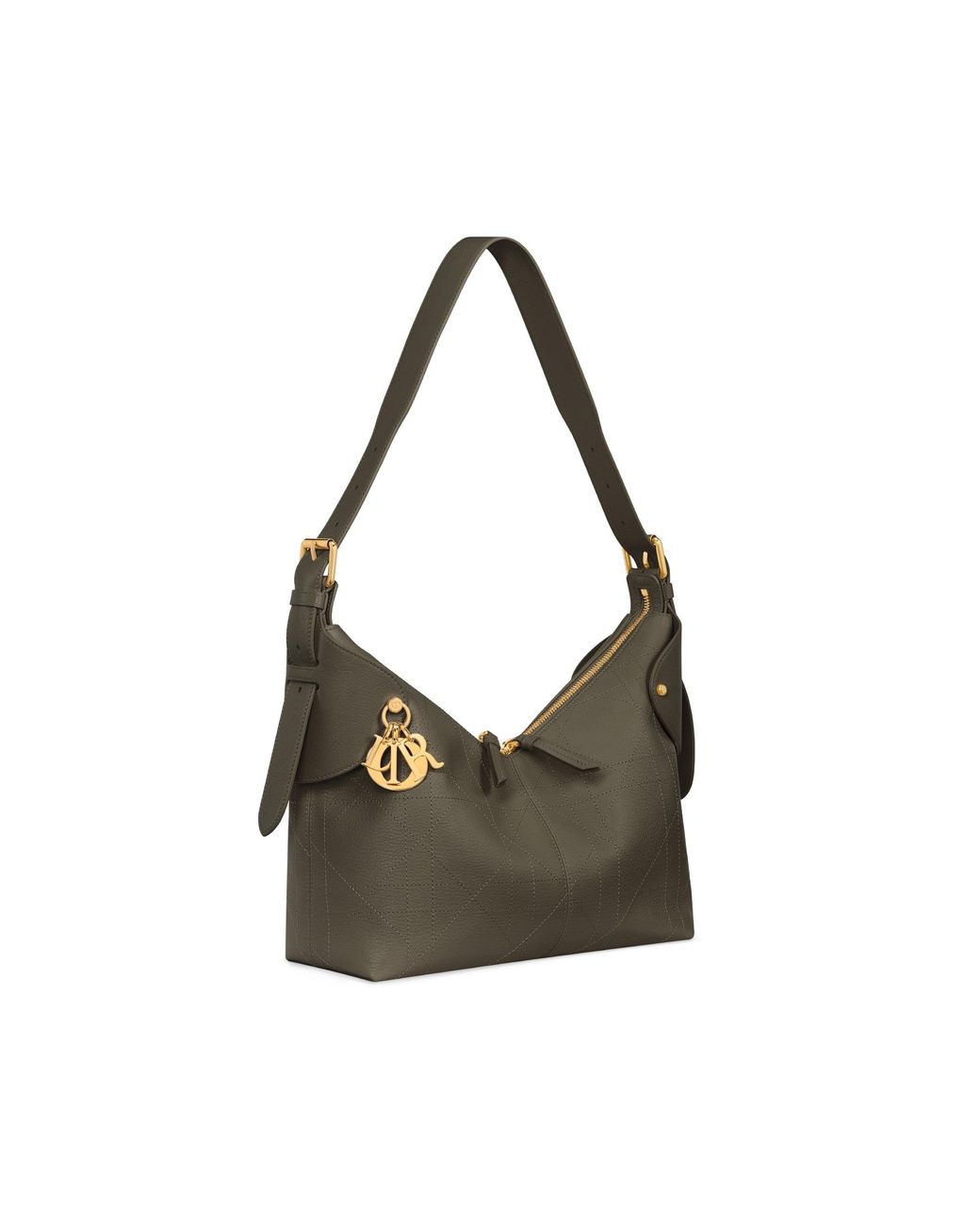 Dior Gray Medium Voyage Bag