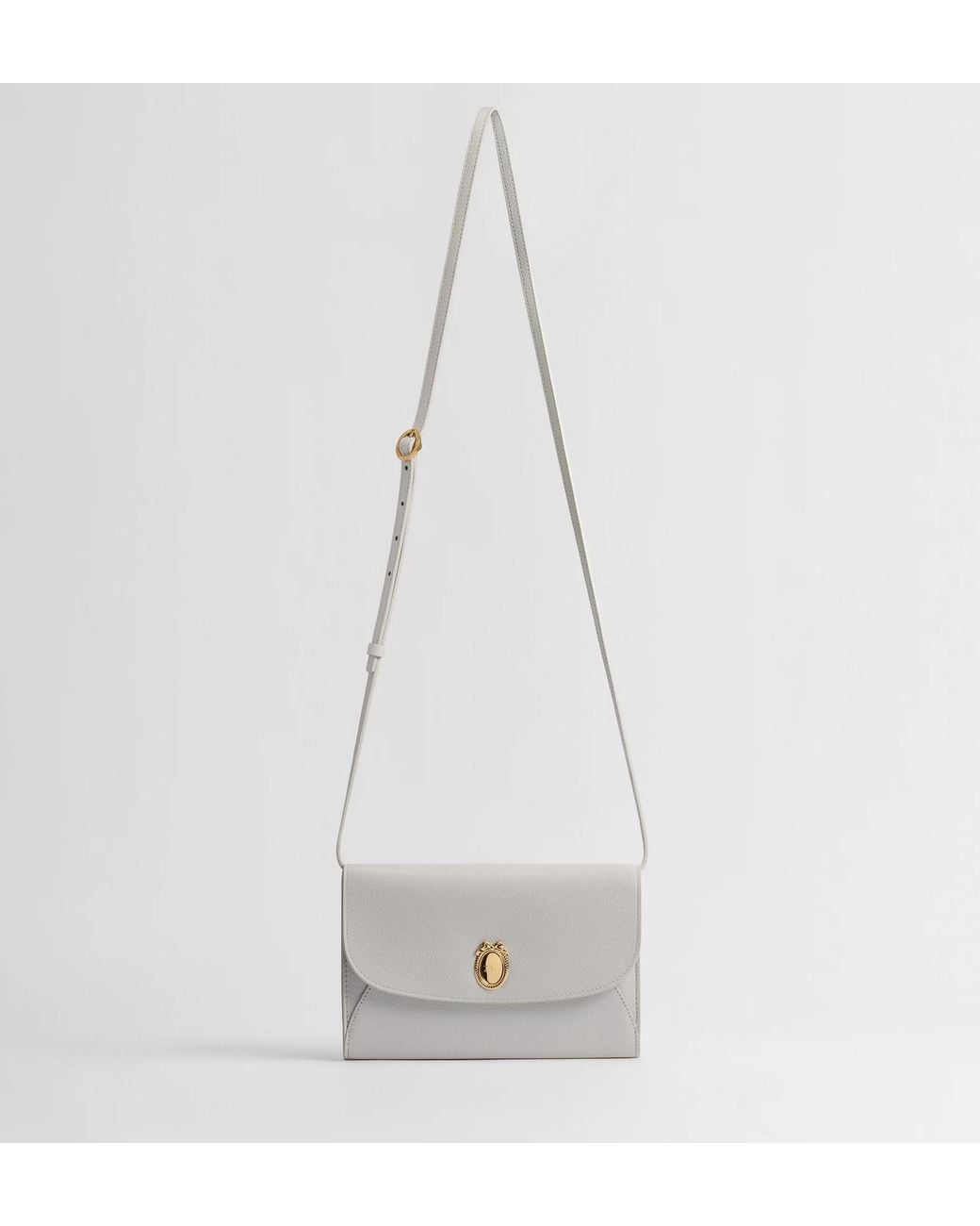 Dior Gray Medaillon Envelope Pouch With Strap