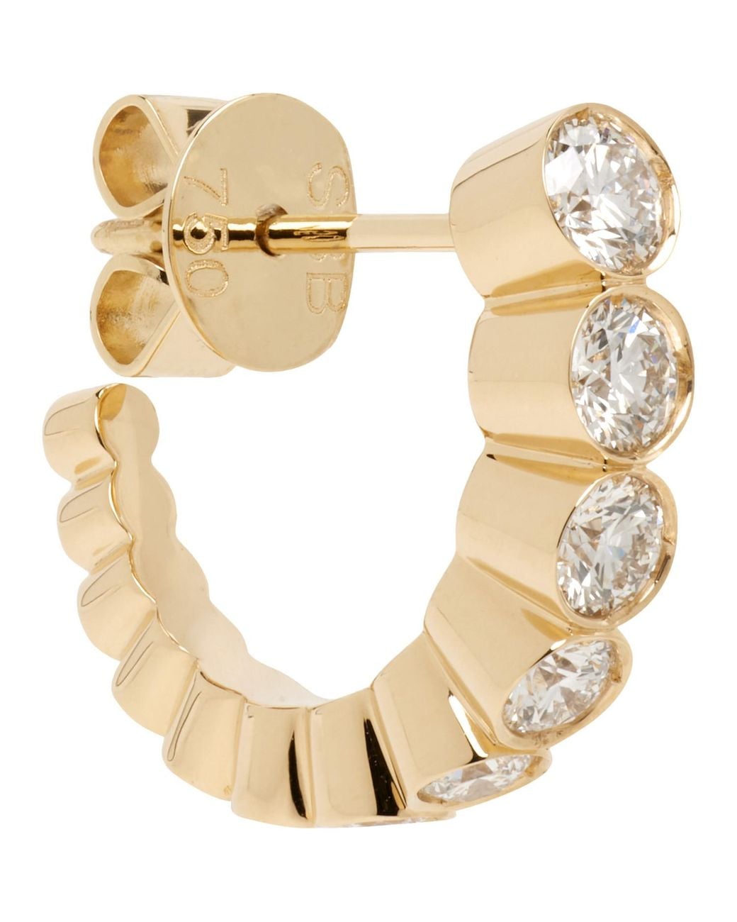 Sophie Bille Brahe Metallic Boucle Single Earring