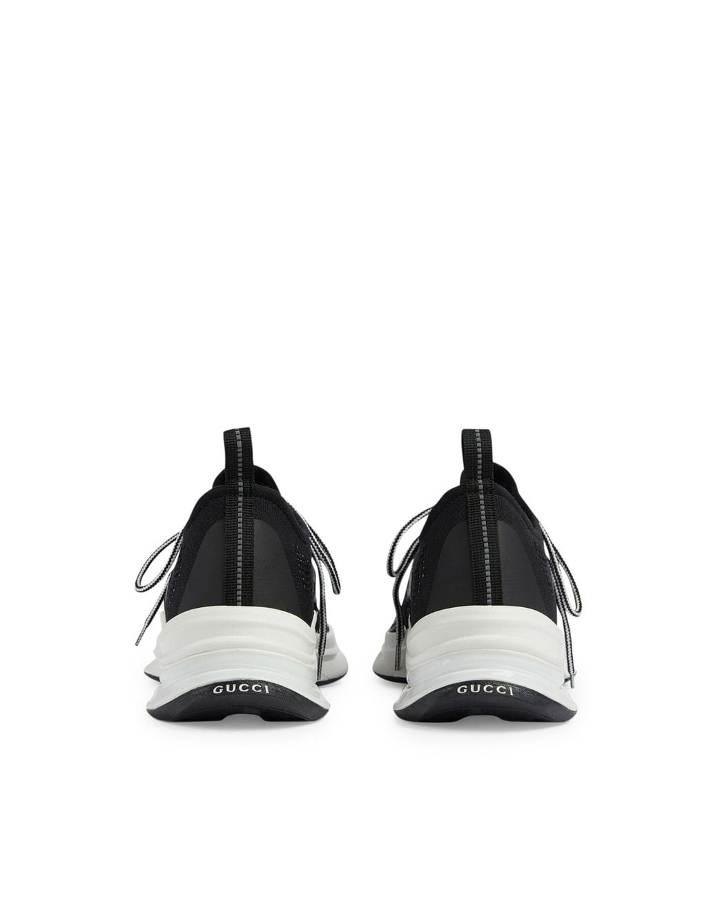 Gucci Black Gg Run Low-Top Sneakers for men