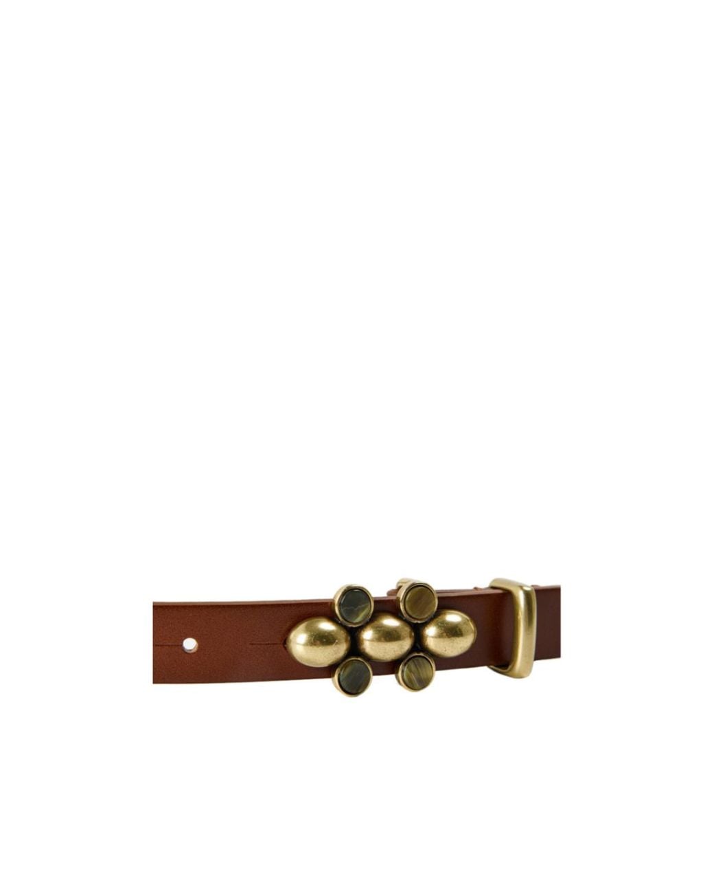 Isabel Marant White Solid Color Belt