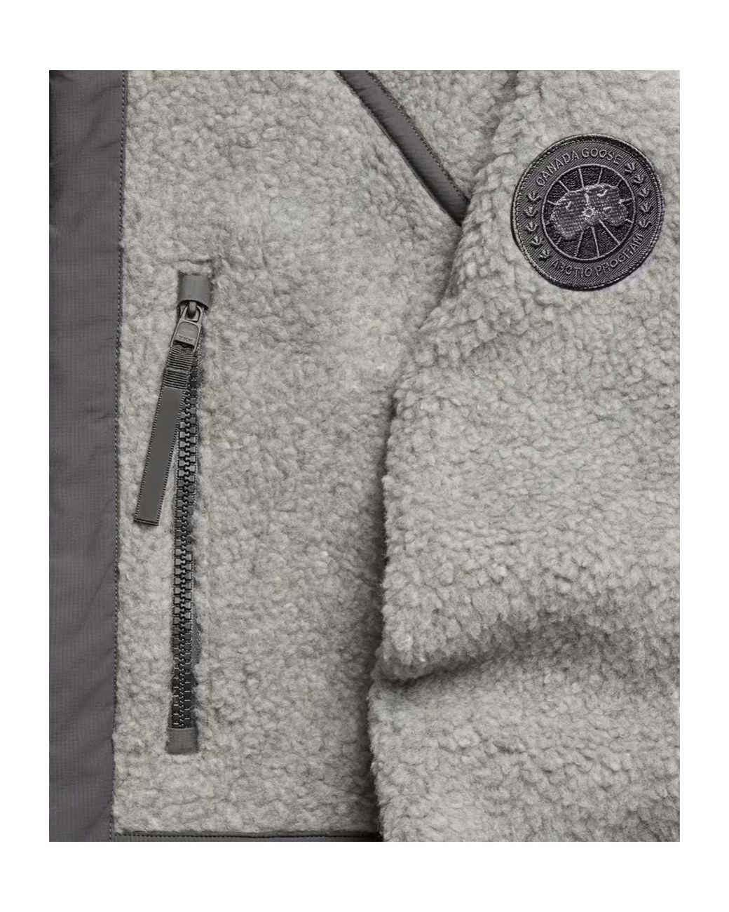 Canada Goose Gray Westport Fleece Panel Jacket for men