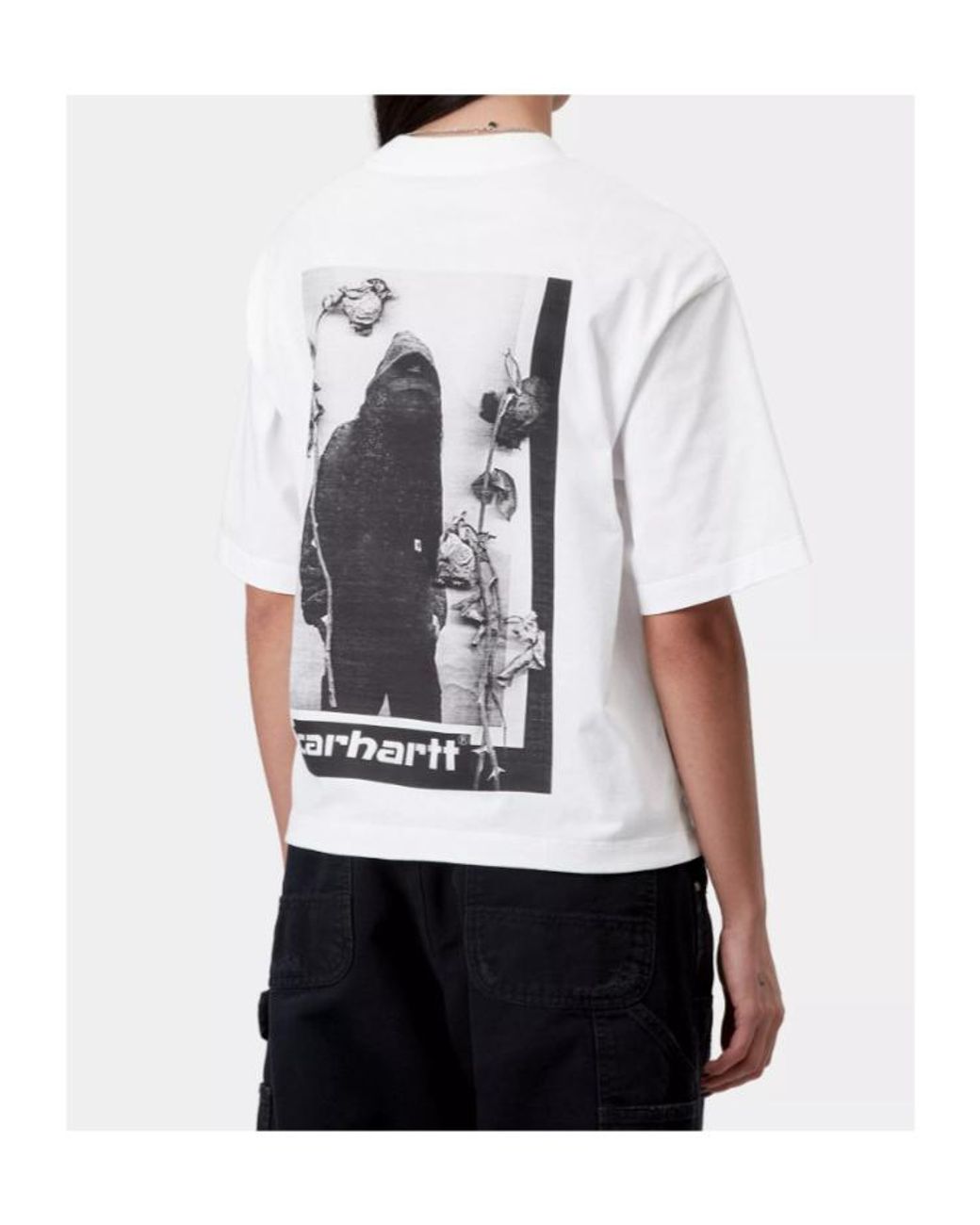 Carhartt White Round-Neck T-Shirt