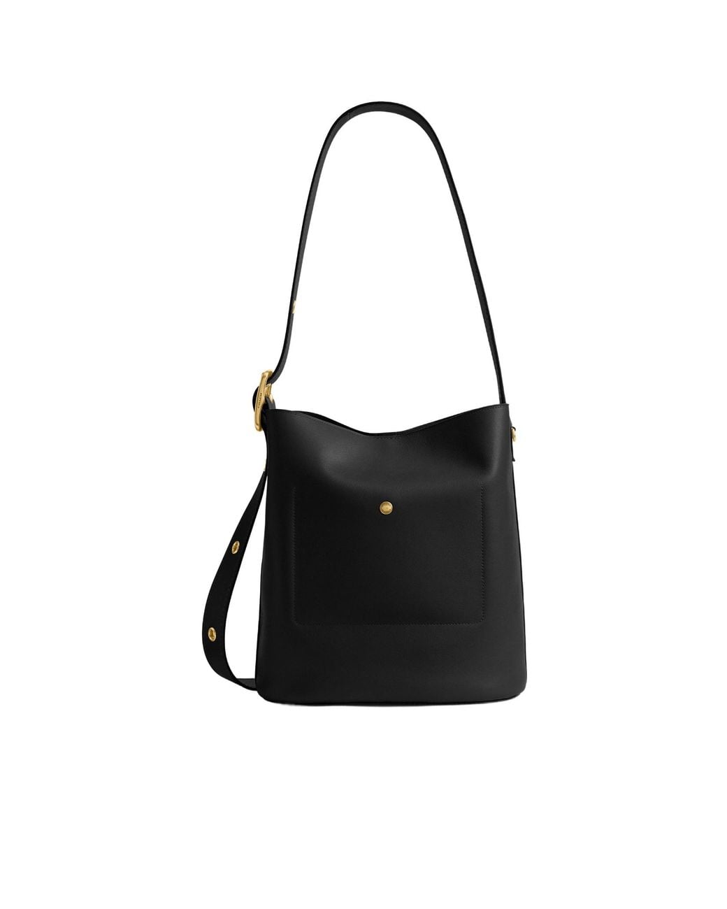 COACH Black Bleecker Bucket Bag