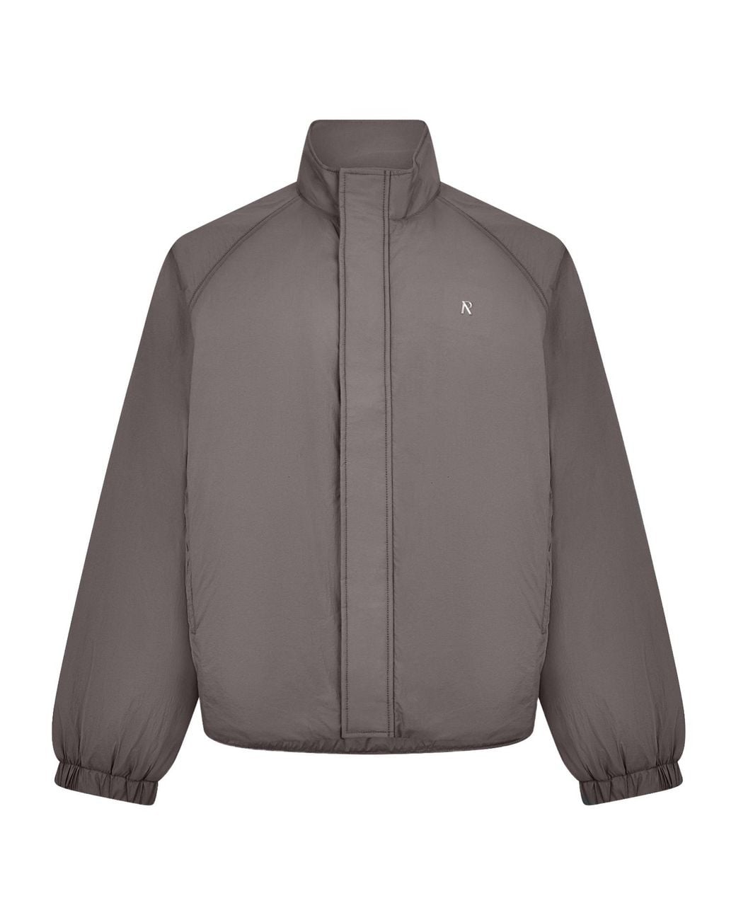 Represent Gray Stand-Up Collar Casual Jacket for men