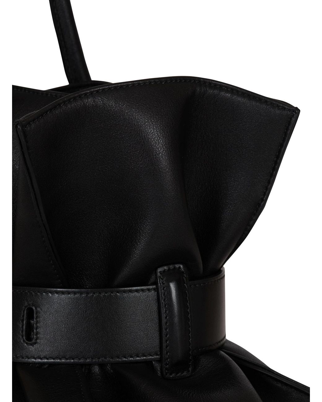 Balmain Black Large Calfskin Anthem Bag