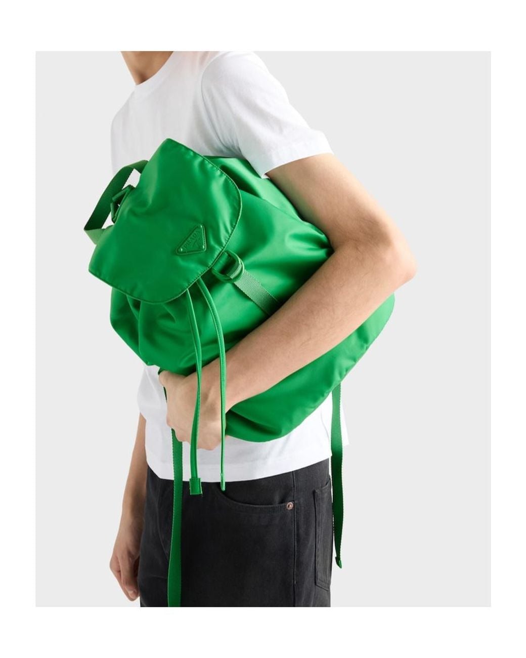 Prada Green Re-Nylon Backpack