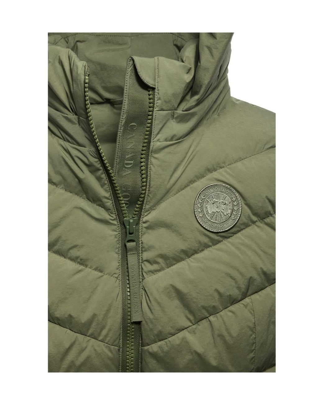 Canada Goose Green Clair Vest Tonal Disc