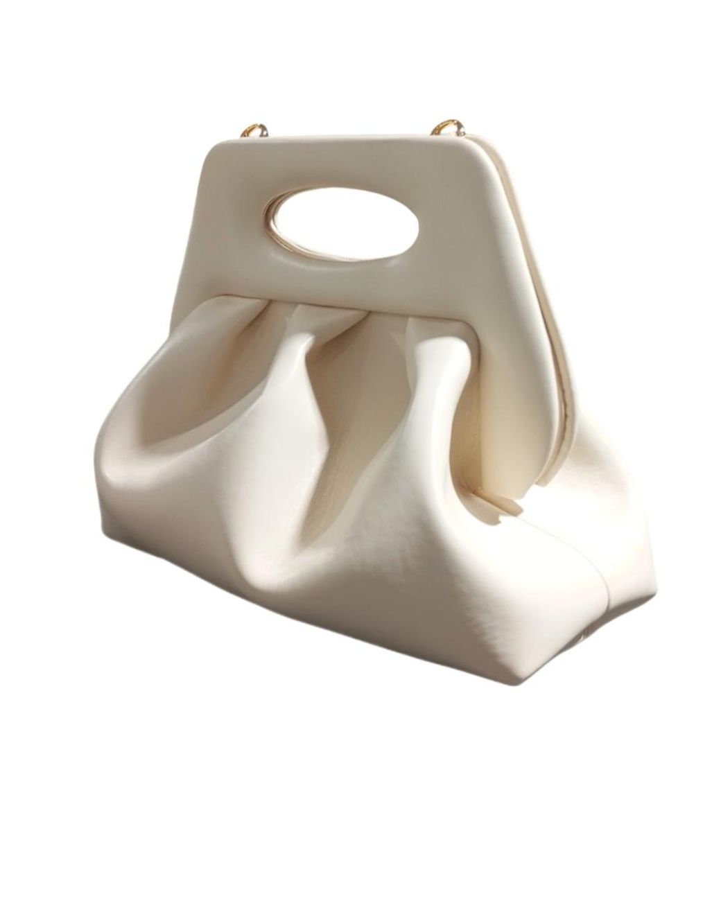 THEMOIRÈ Natural Opalia Top Handle Bag