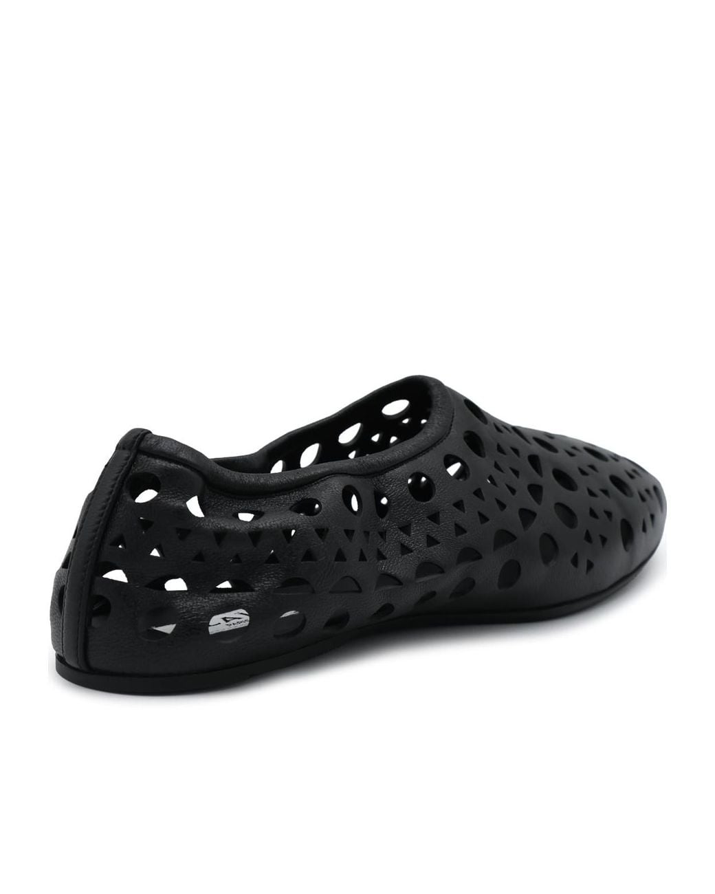 Alaïa Black Alaïa Laser-Cut Flat Shoes