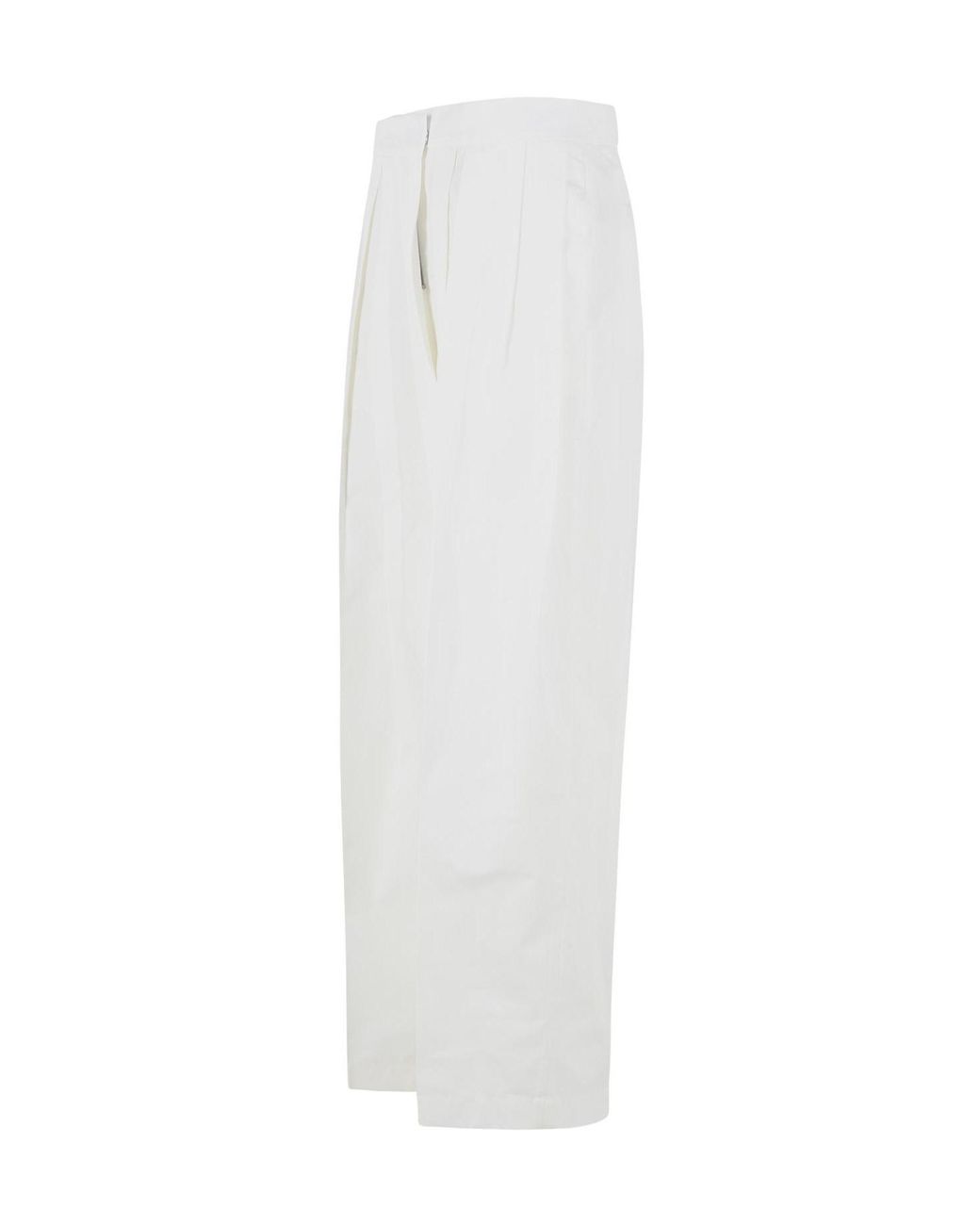 Jil Sander White Straight Leg Pants