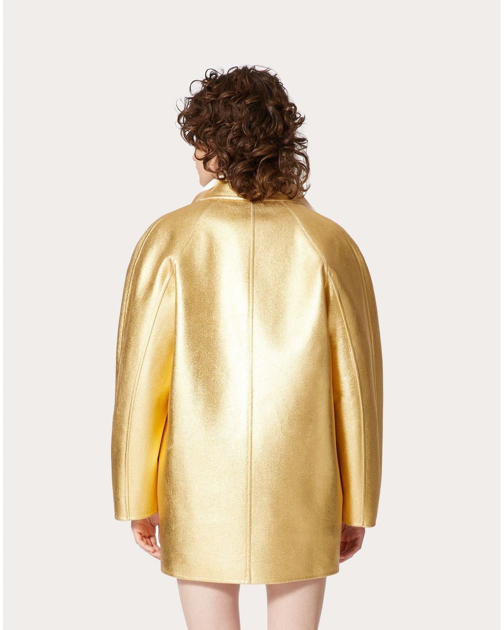 Valentino Yellow Single-Breasted Blazer