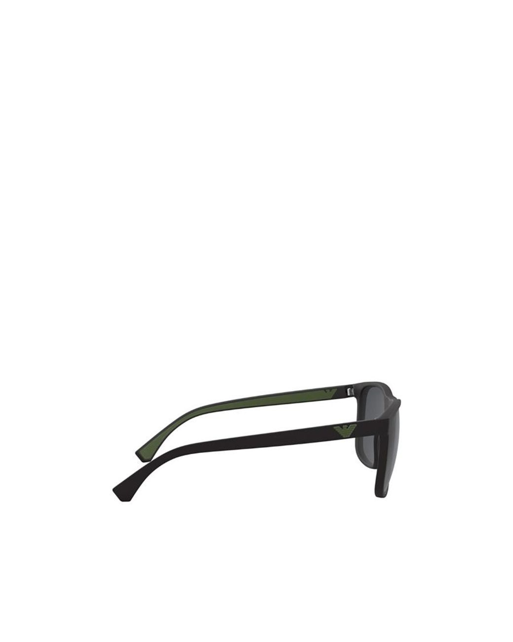Emporio Armani Multicolor Square Frame Sunglasses for men