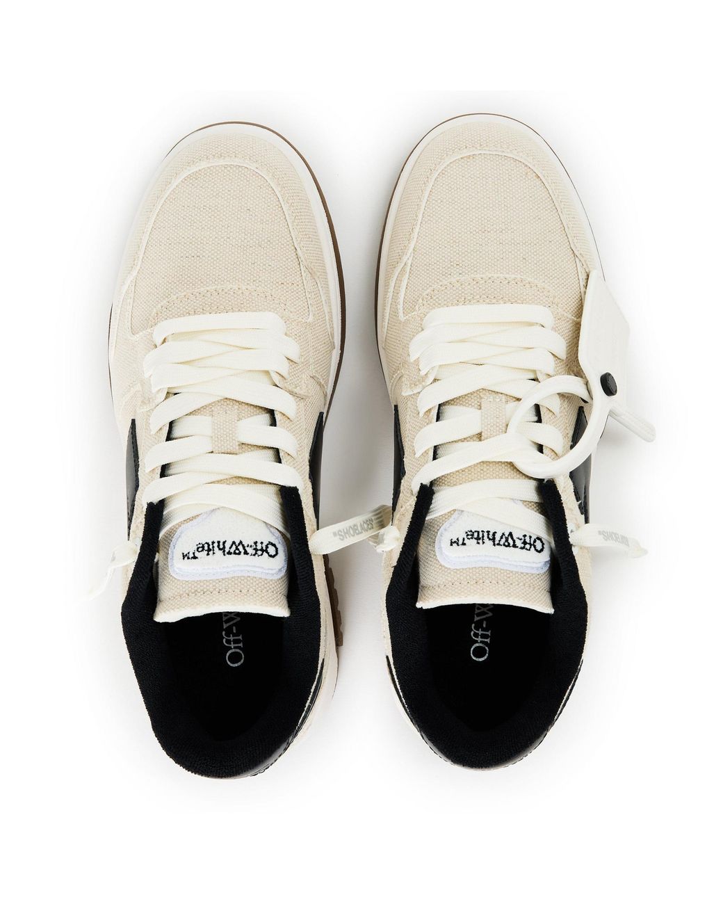 Off-White c/o Virgil Abloh White Fabric Lowtop Sneaker
