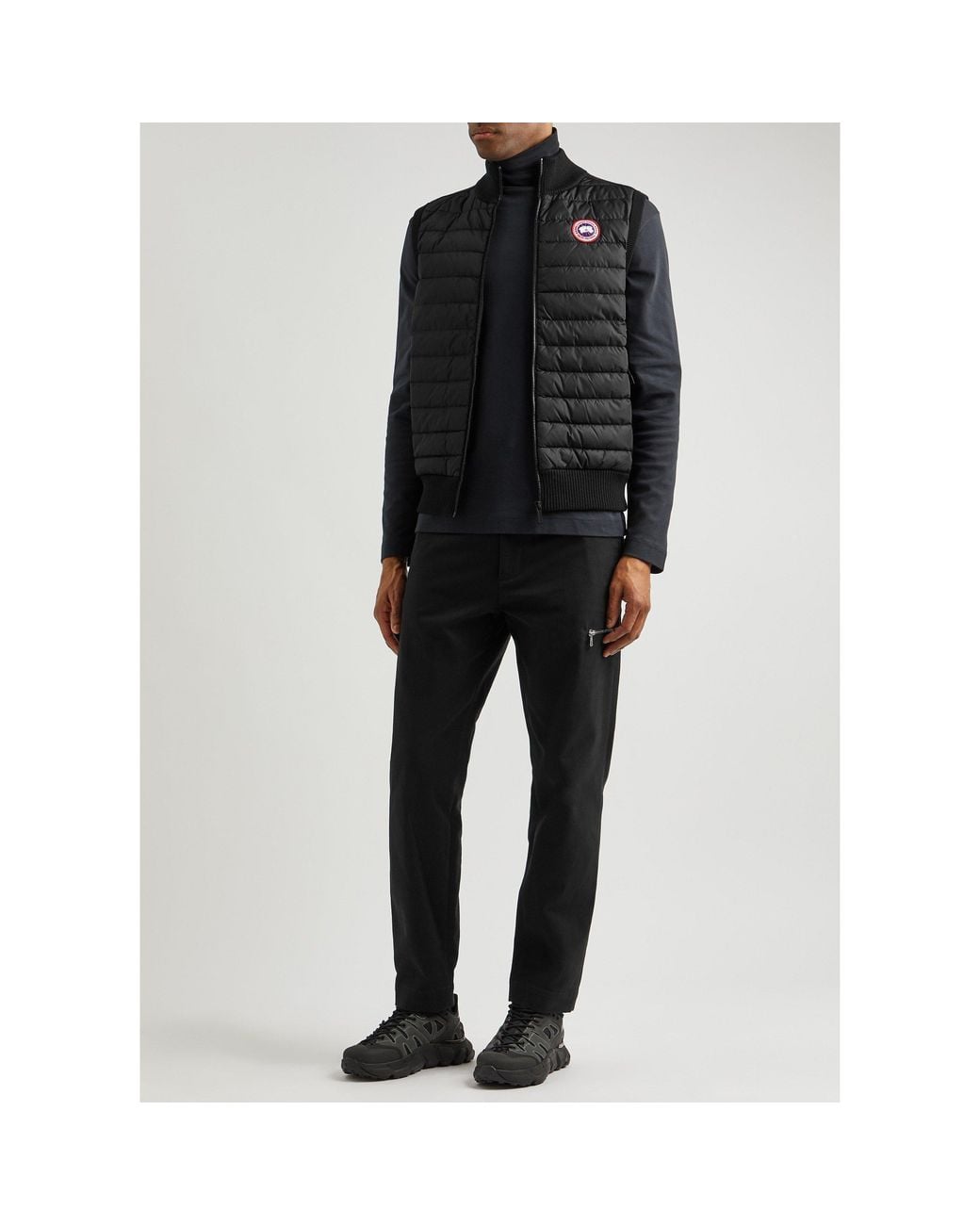 Canada Goose Black Lightweight Thermal Vest for men