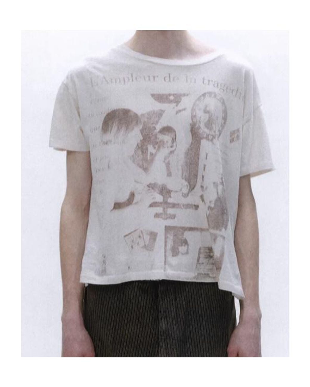 Enfants Riches Deprimes Gray Crew-Neck T-Shirt for men