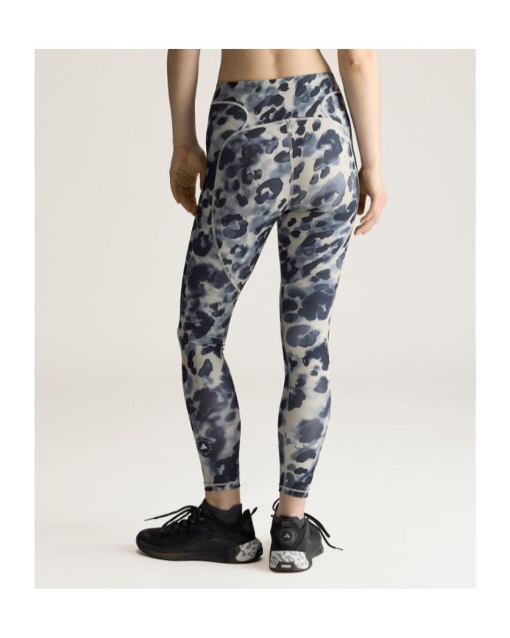 Adidas By Stella McCartney Blue Printed Performance Trousers