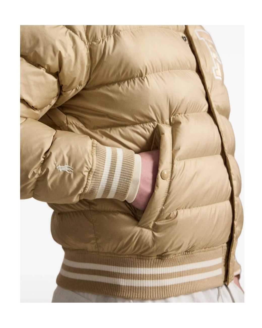 Polo Ralph Lauren Natural Cropped Down Jacket for men