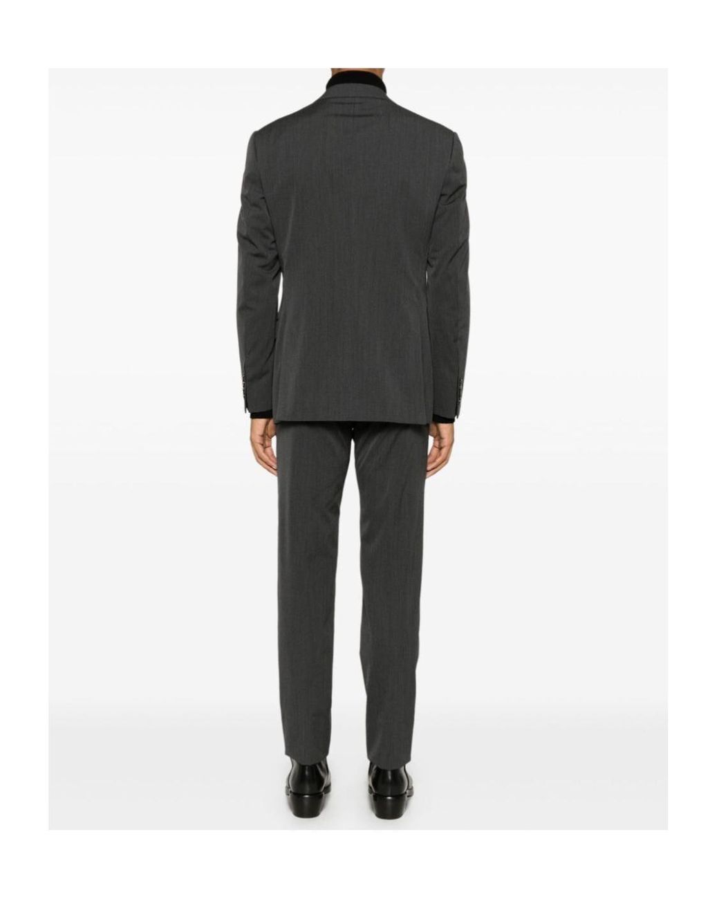 Giorgio Armani Gray Two-Piece Tailored Suit for men