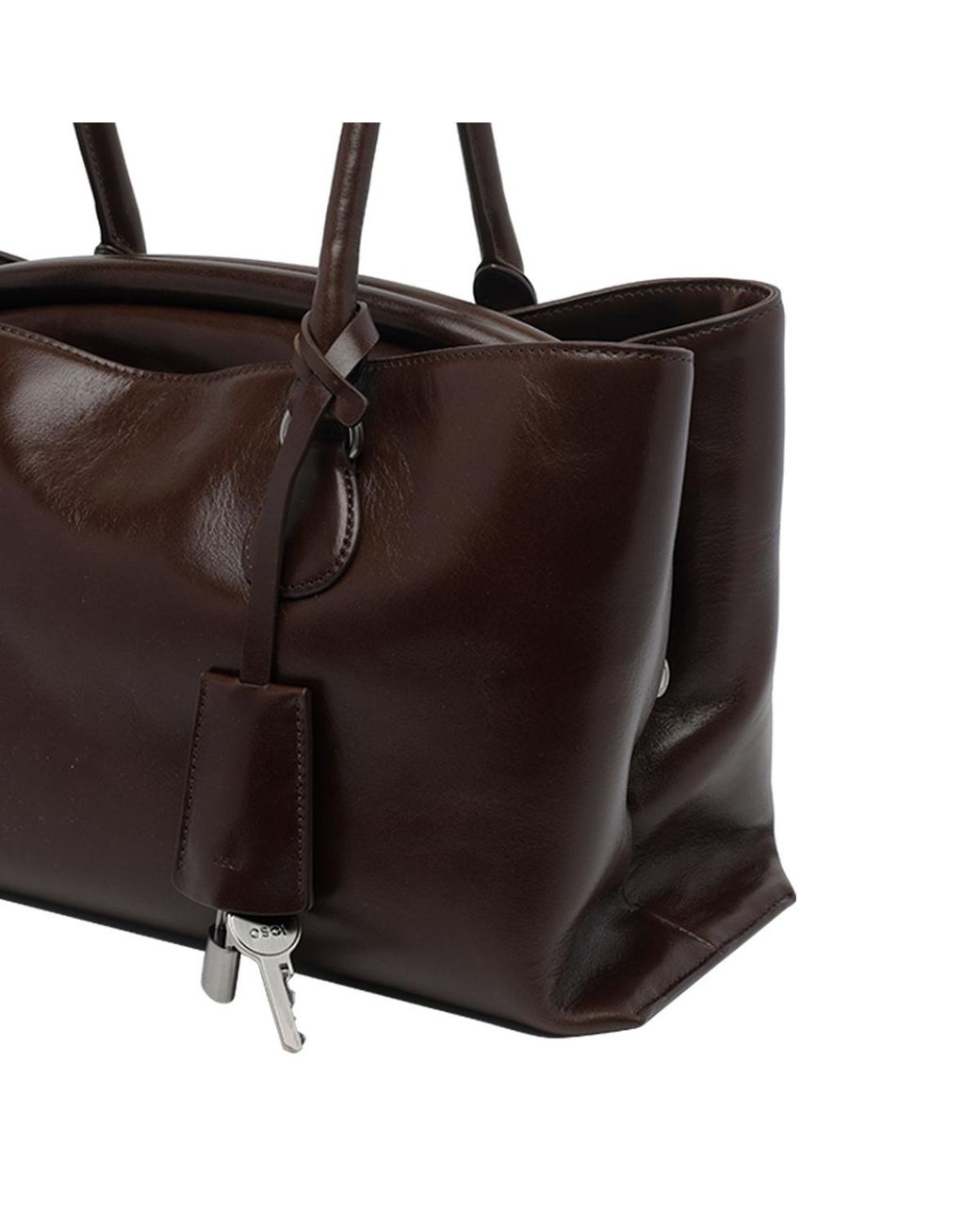 OSOI Black Shell Brot Structured Tote Bag