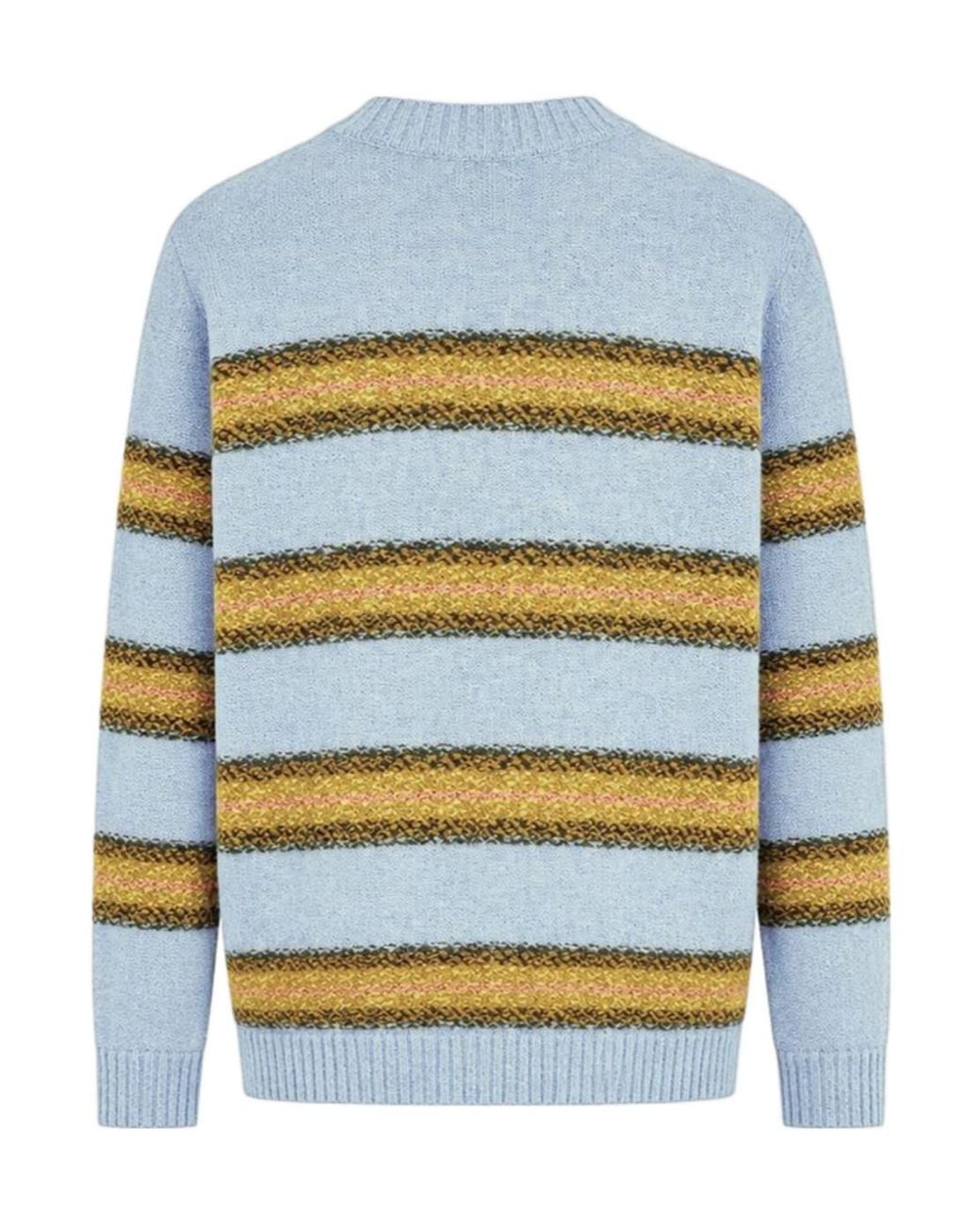 Dries Van Noten Gray Crew-Neck Sweater for men