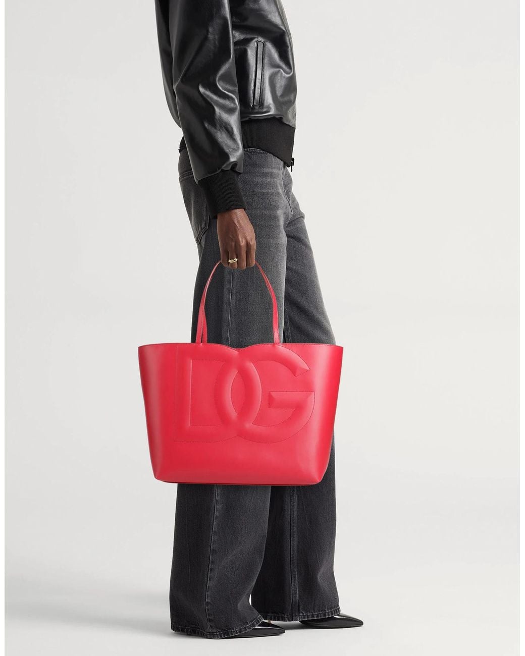 Dolce & Gabbana Red Tote Bag
