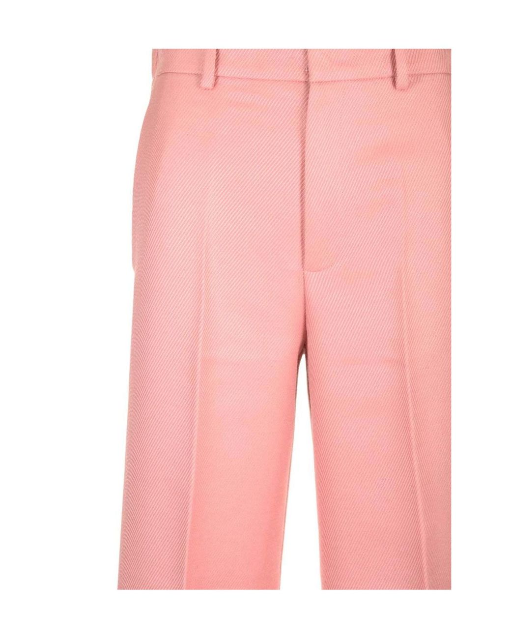 Forte_forte Pink Diagonal Palazzo Pants