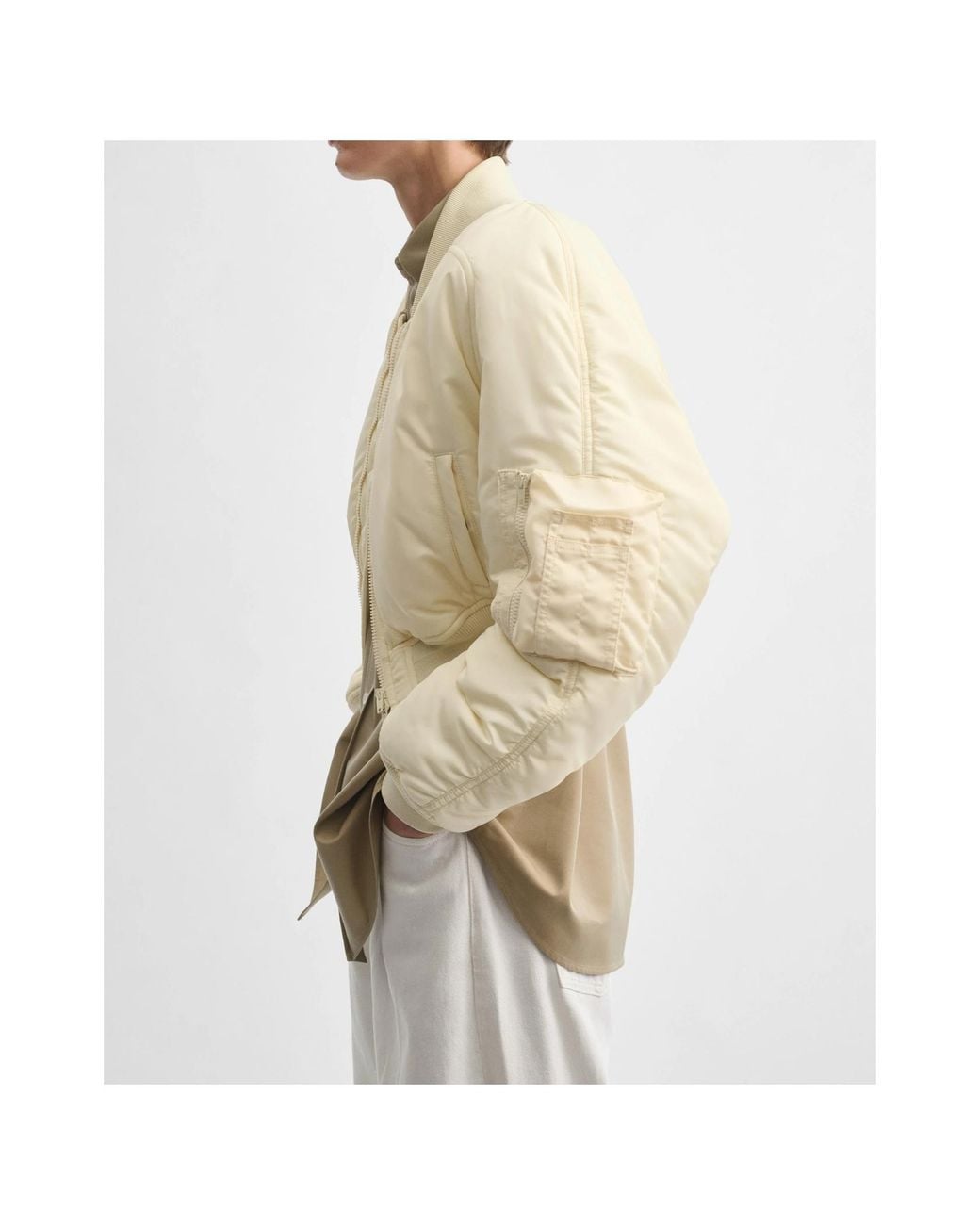 Phoebe Philo Natural Pilot Casual Jacket