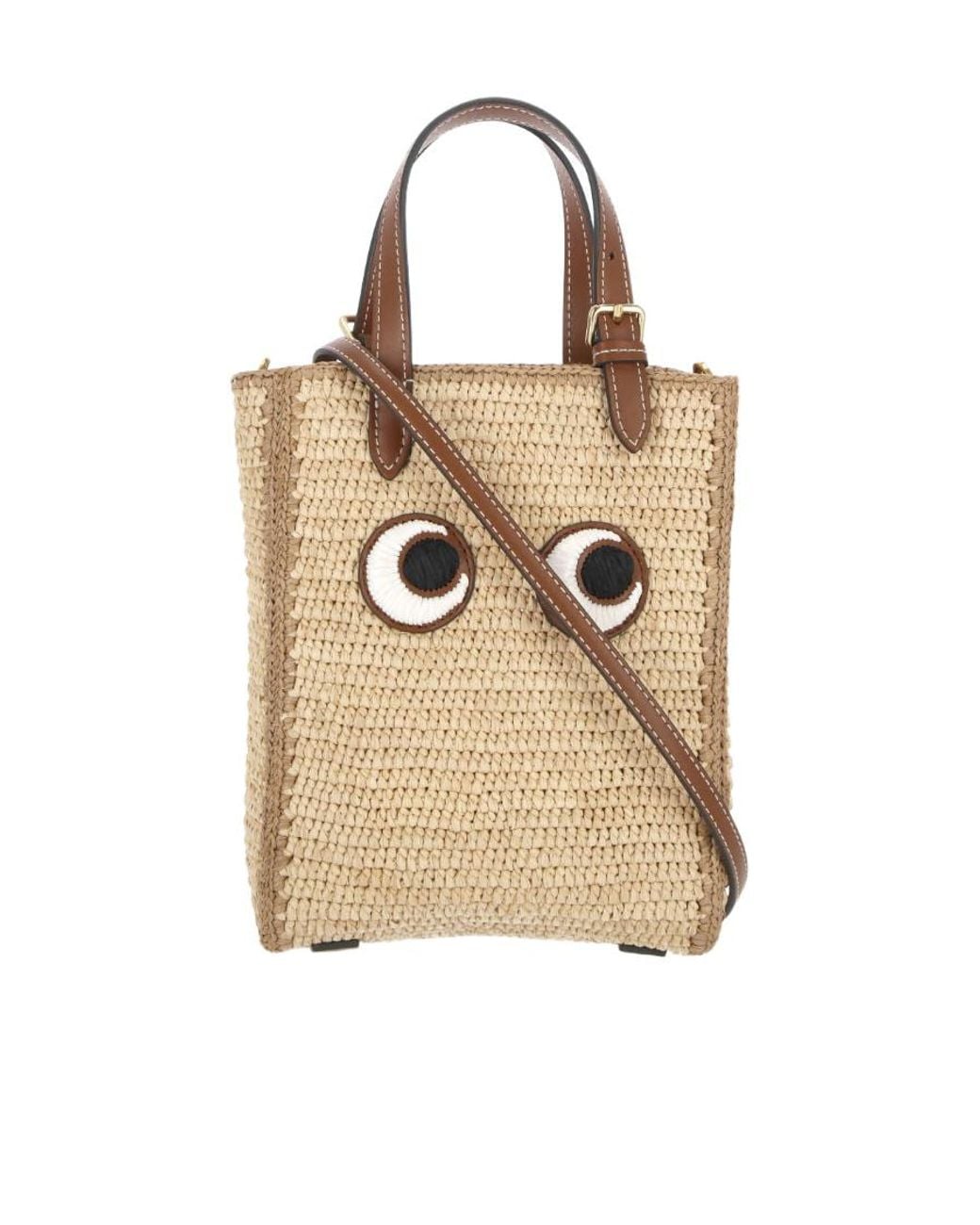 Anya Hindmarch Natural Compact Shoulder Bag