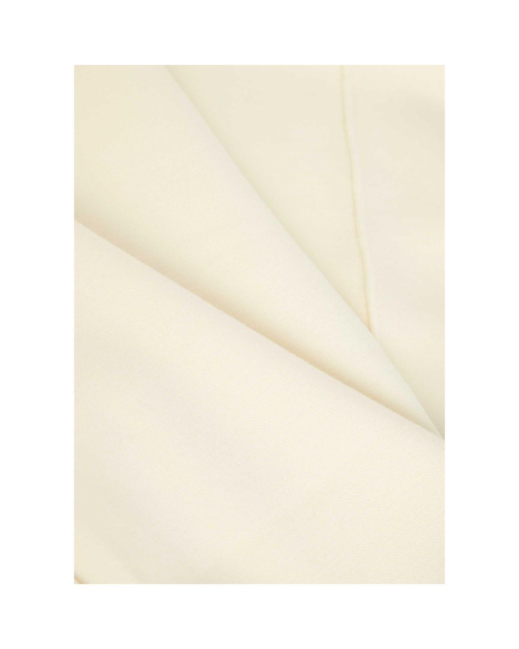 Varley White High-Waisted Wide-Leg Trousers