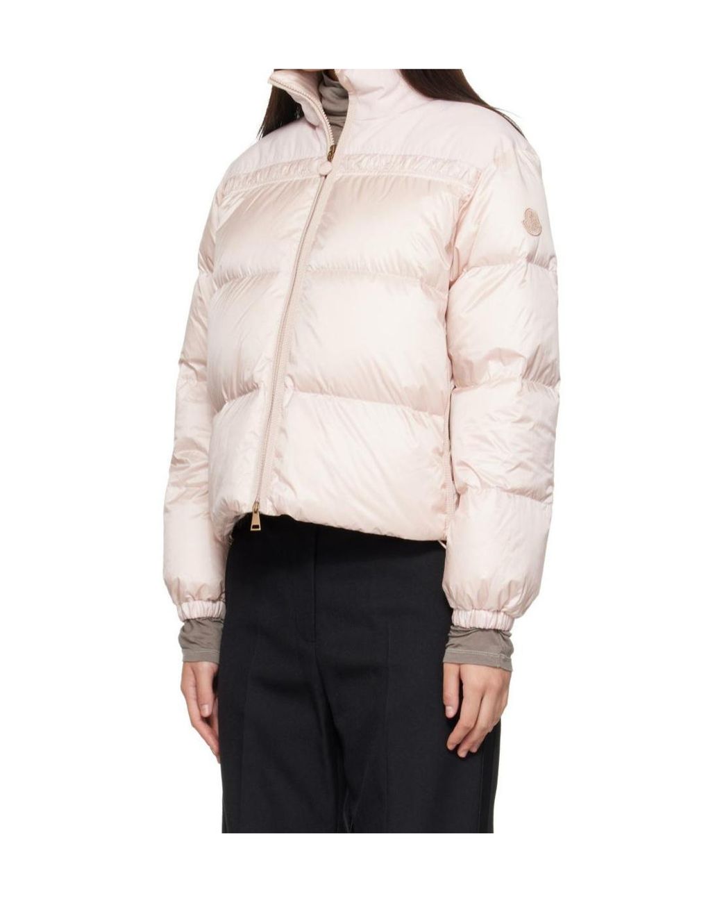 Moncler White Meditation Down Jacket