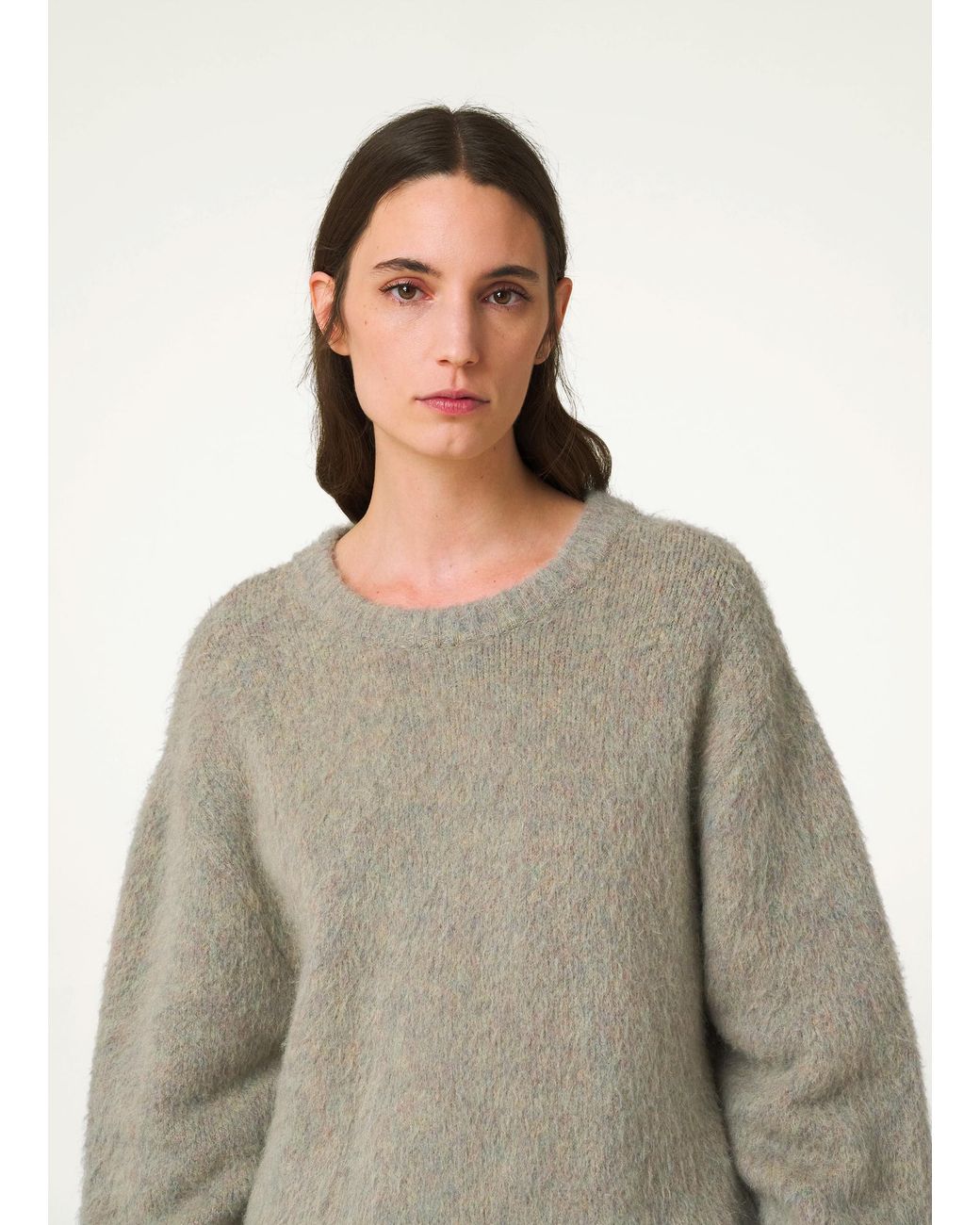 Lemaire Natural Crewneck Knitted Jumper for men
