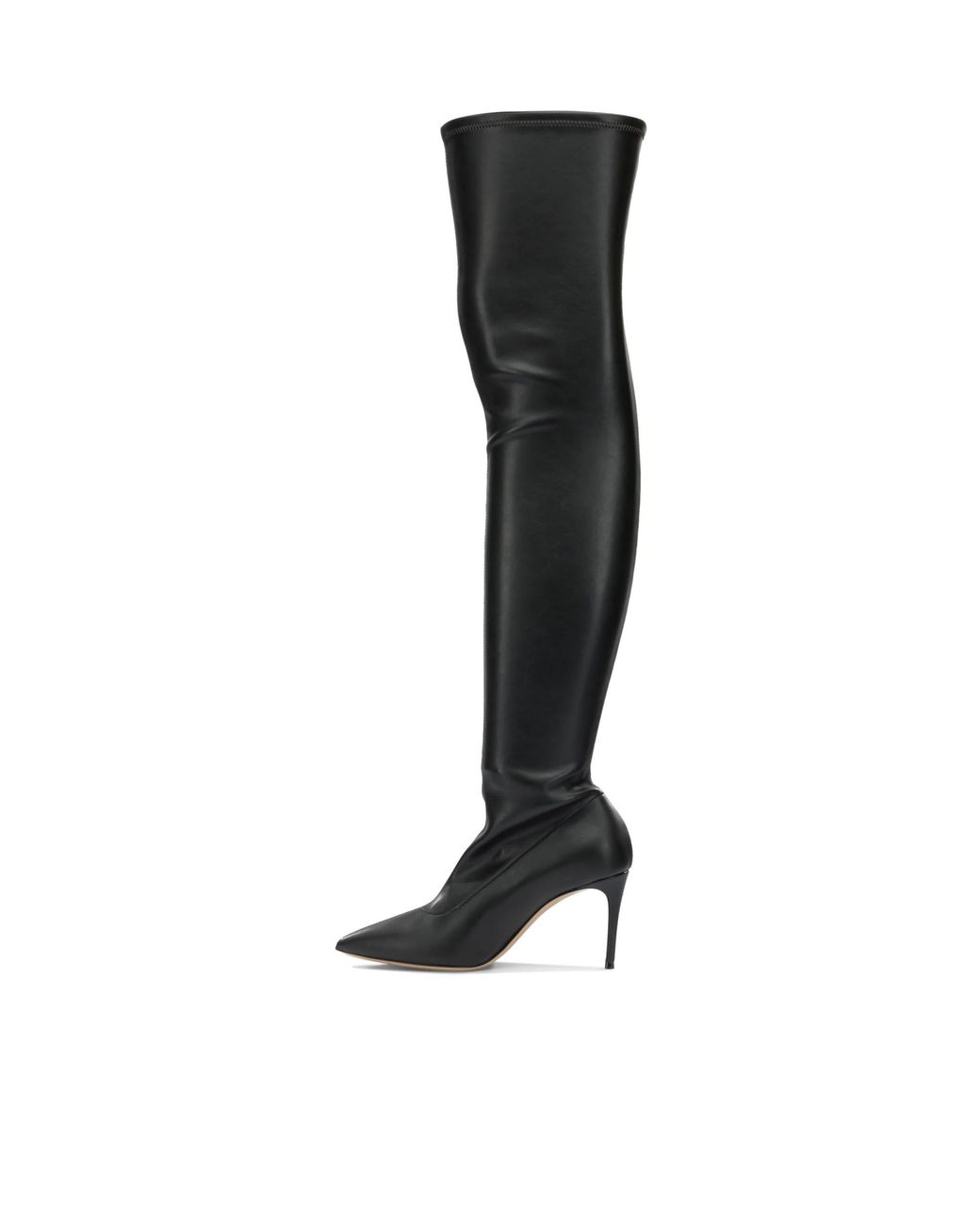 Casadei Black Over-The-Knee Stiletto Boots