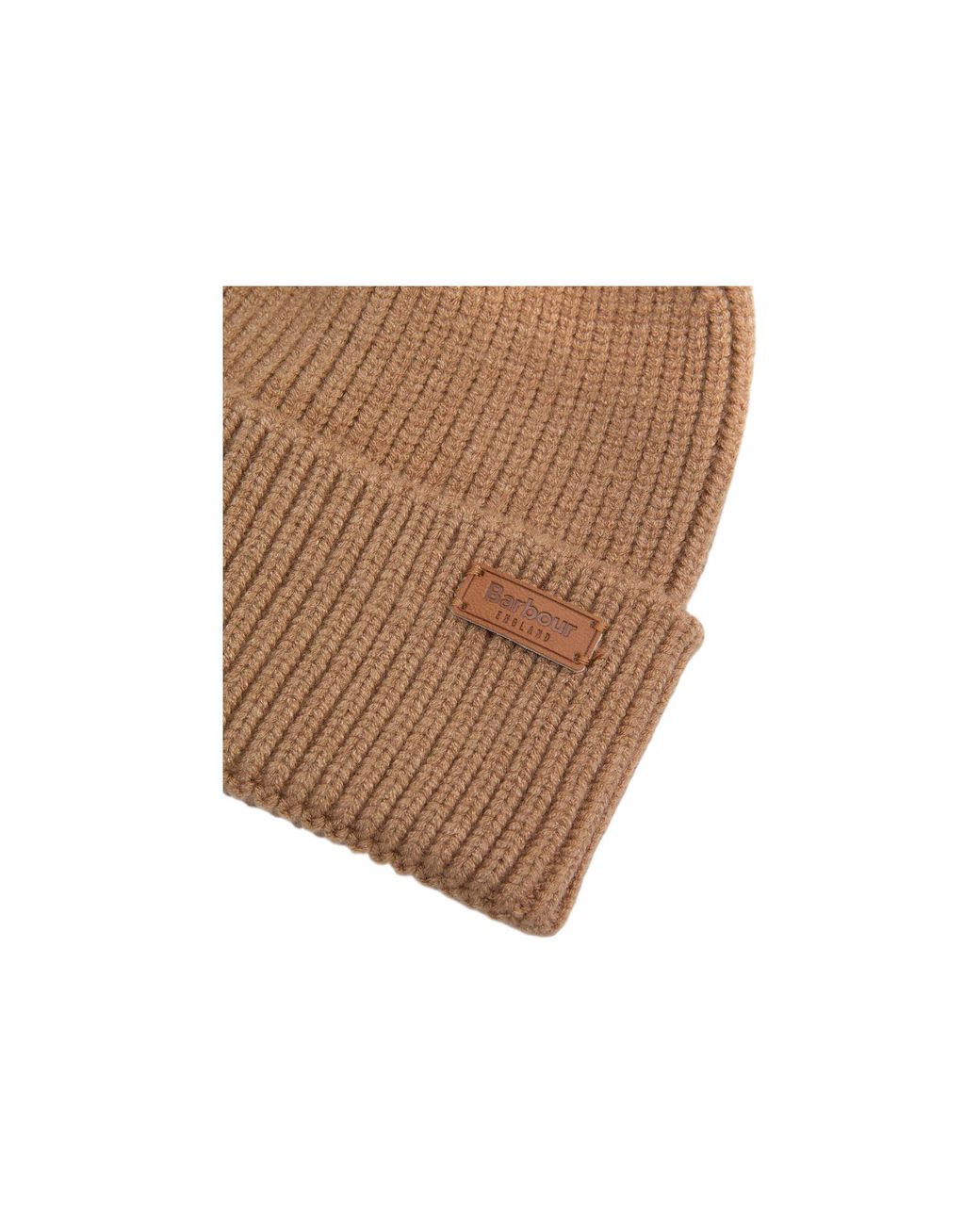 Barbour White Tartan Scarf Knitted Beanie Set for men