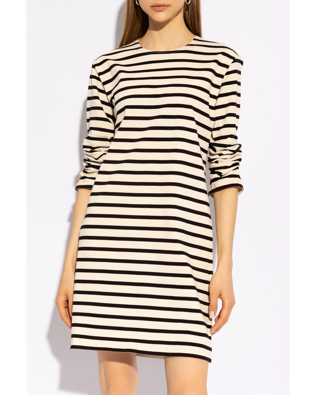 Tory Burch Multicolor Scrunch-Sleeved T-Shirt Dress