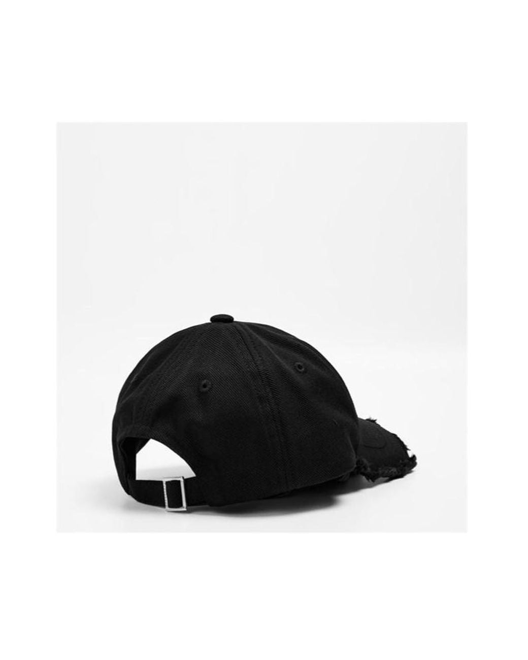 Jacquemus Black Curved Brim Baseball Cap for men