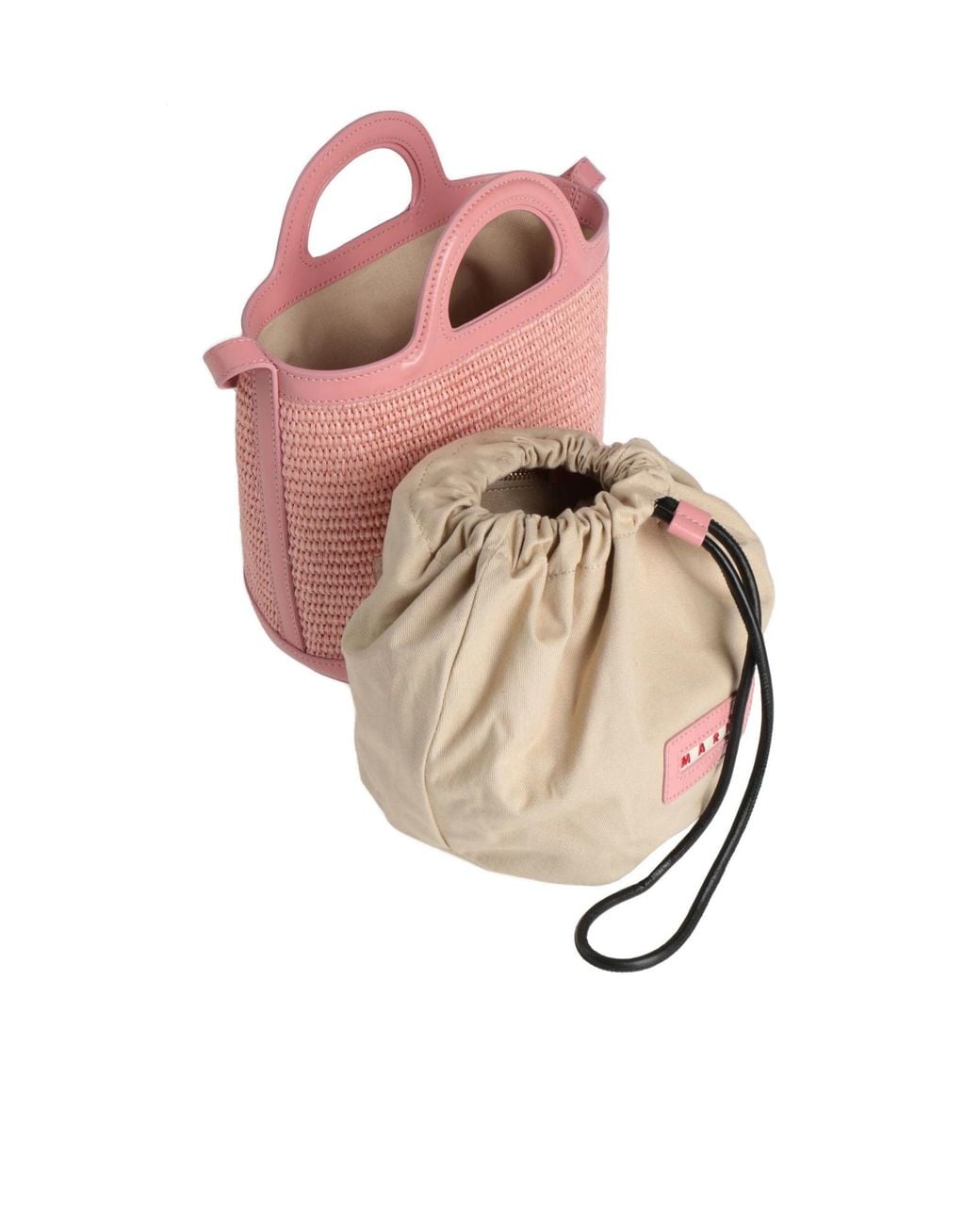 Marni Pink Medium Bucket Bag